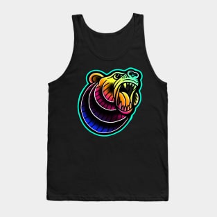 Rad Colorful Bear Tank Top